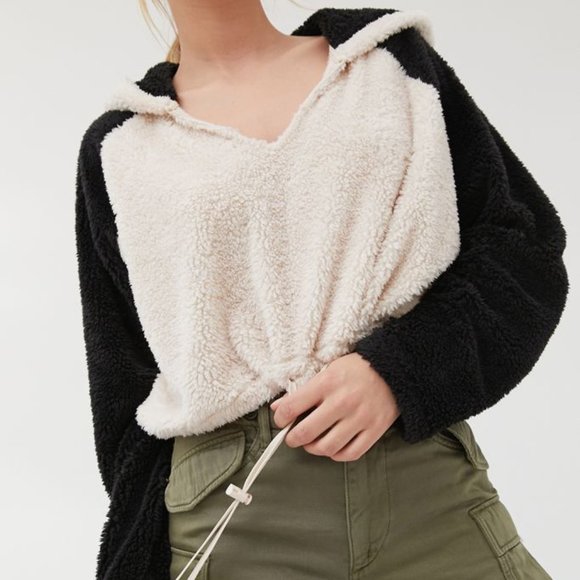 Urban Outfitters Tops - URBAN OUTFITTERS Tilly Faux Fur Hoodie Sweatshirt